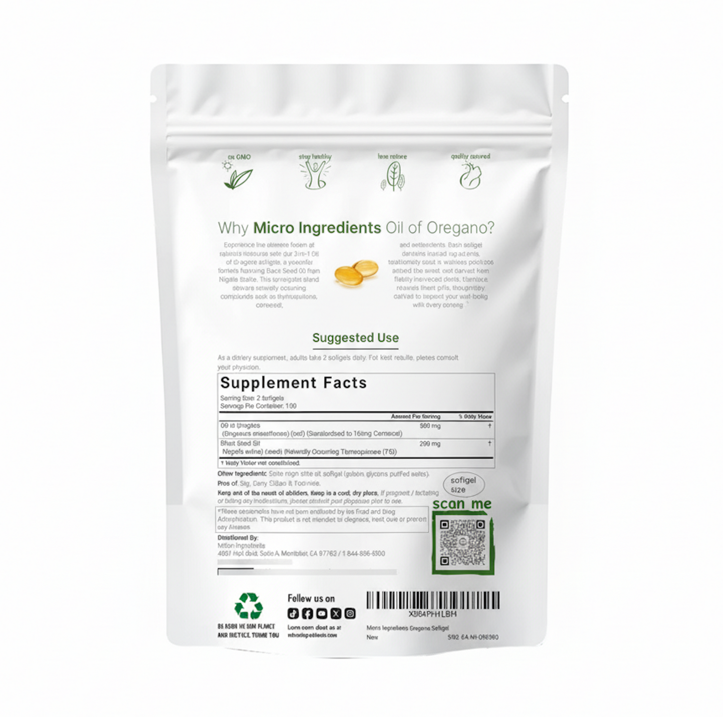 SUPLEMENTO DE OREGANO OIL OF