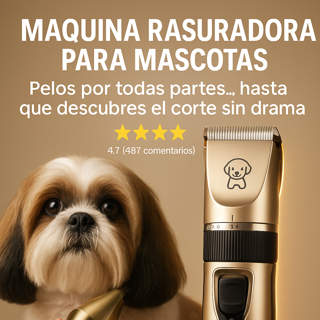 MAQUINA RASURADORA PARA MASCOTAS